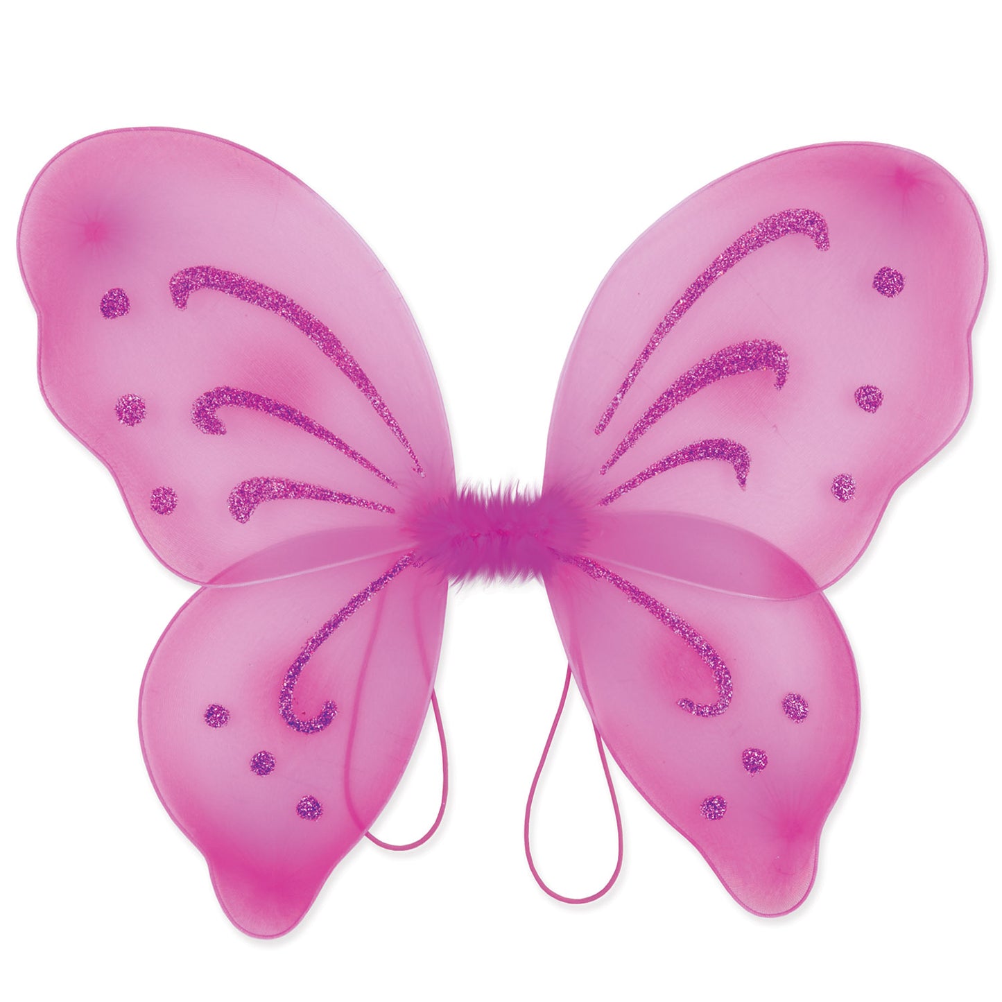 Nylon Fairy Wings - Cerise