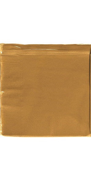 NAPKIN - GOLD 100 CT/PKG       LUNCHEON