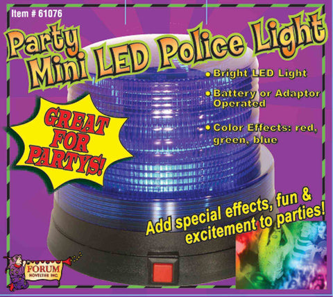 BLUE MINI LED POLICE LIGHT
