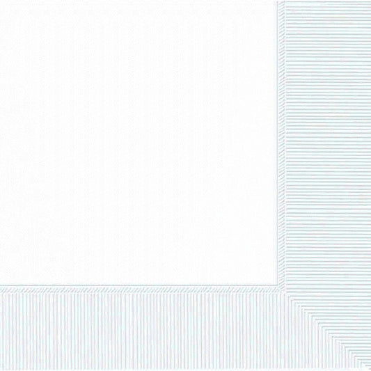 LUNCHEON NAPKINS - FROSTY WHITE       40 CT/PKG