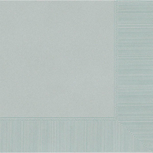 LUNCHEON NAPKINS - SILVER          100 CT/PKG