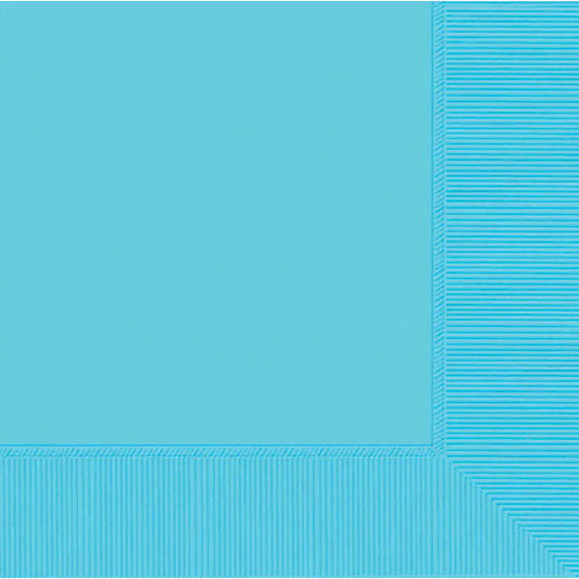 LUNCHEON NAPKINS - CARIBBEAN BLUE     40 CT/PKG