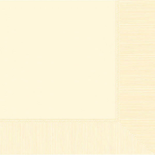 LUNCHEON NAPKINS - VANILLA CREAM         40 CT/PKG