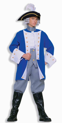 COLONIAL GENERAL COSTUME - ADULT STANDARD