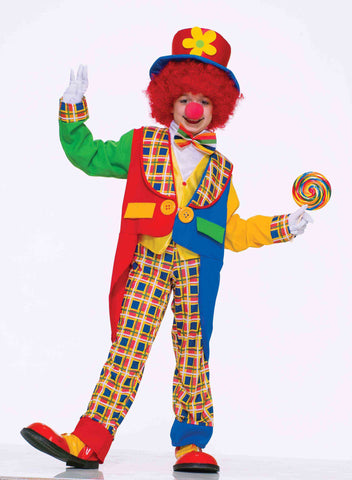 CLOWN ON THE TOWN CHILD COSTUME