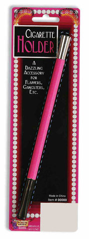 PINK CIGARETTE HOLDER 1920'S FLAPPER STYLE 1PC