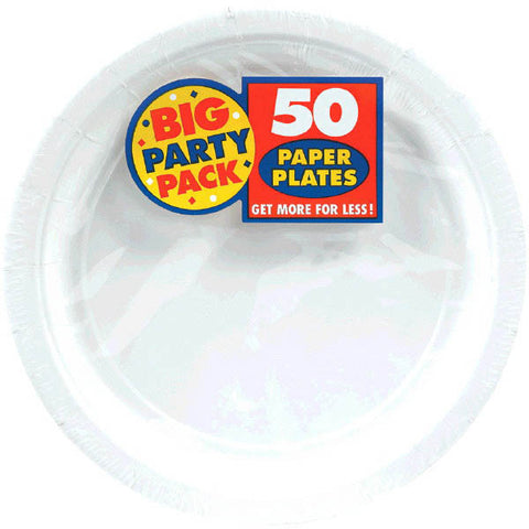 PAPER PLATE    WHITE 6.75"     50PCS/PKG