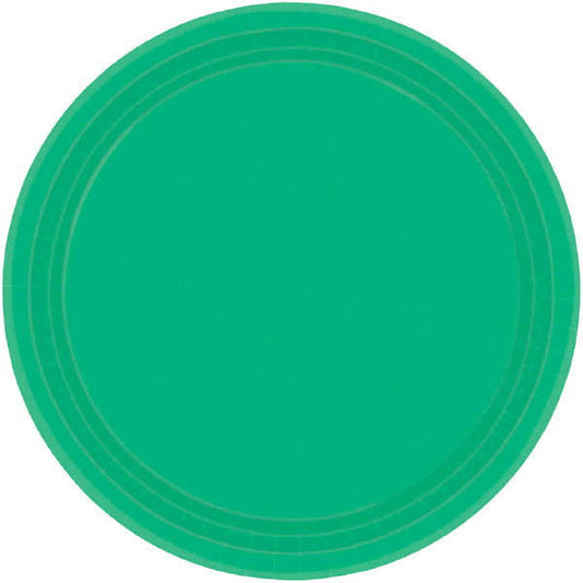 PAPER PLATE GREEN  6.75"    20CNT