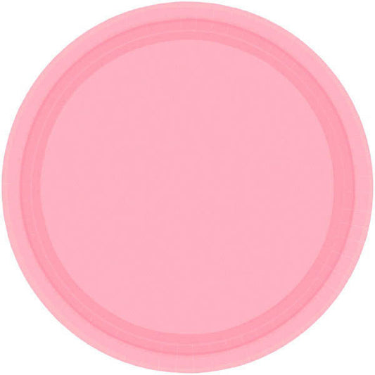 PAPER PLATE  NEW PINK  6.75"   20CNT