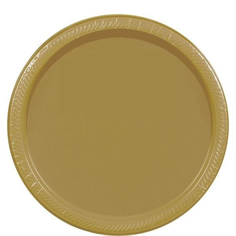 PAPER PLATE GOLD 6.75"   20CNT