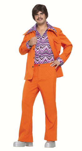 Orange Leisure Suit - Adult Costume