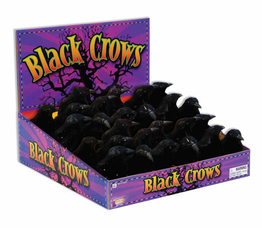5" Small Black Crow