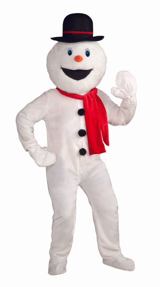 DELUXE MASCOT SNOWMAN COSTUME - ADULT