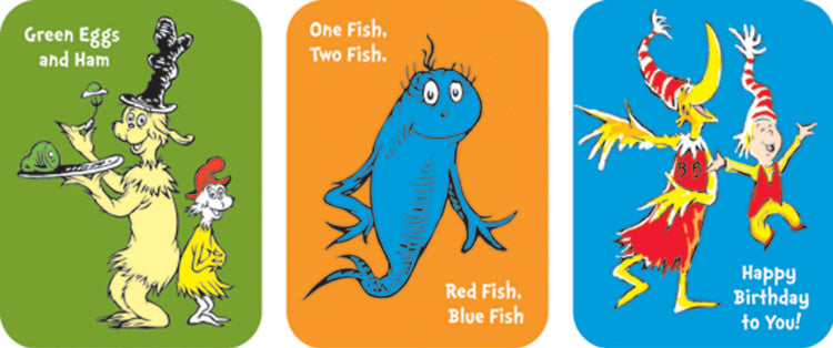 DR SEUSS LARGE STICKERS