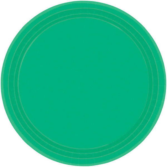 PAPER PLATE FESTIVE GREEN 8.5"    20CNT