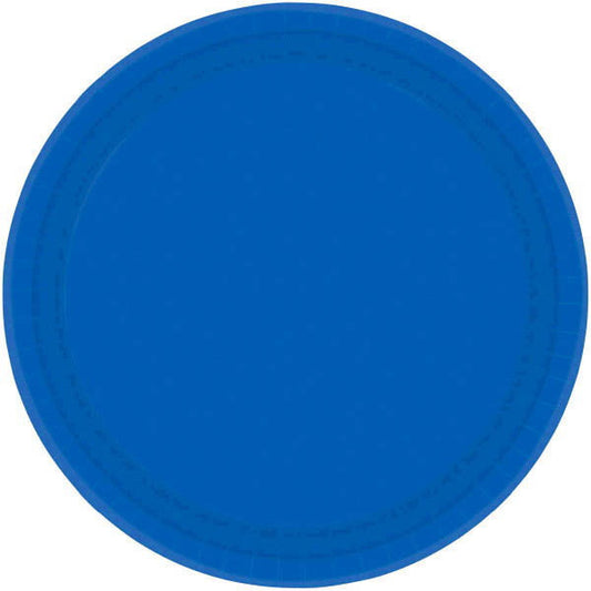 PAPER PLATE ROYAL BLUE   8.5"    20CNT