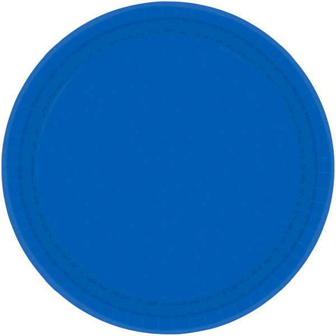 PAPER PLATE ROYAL BLUE   8.5"    20CNT