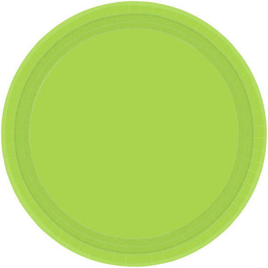 PAPER PLATE KIWI GREEN    8.5"    20CNT