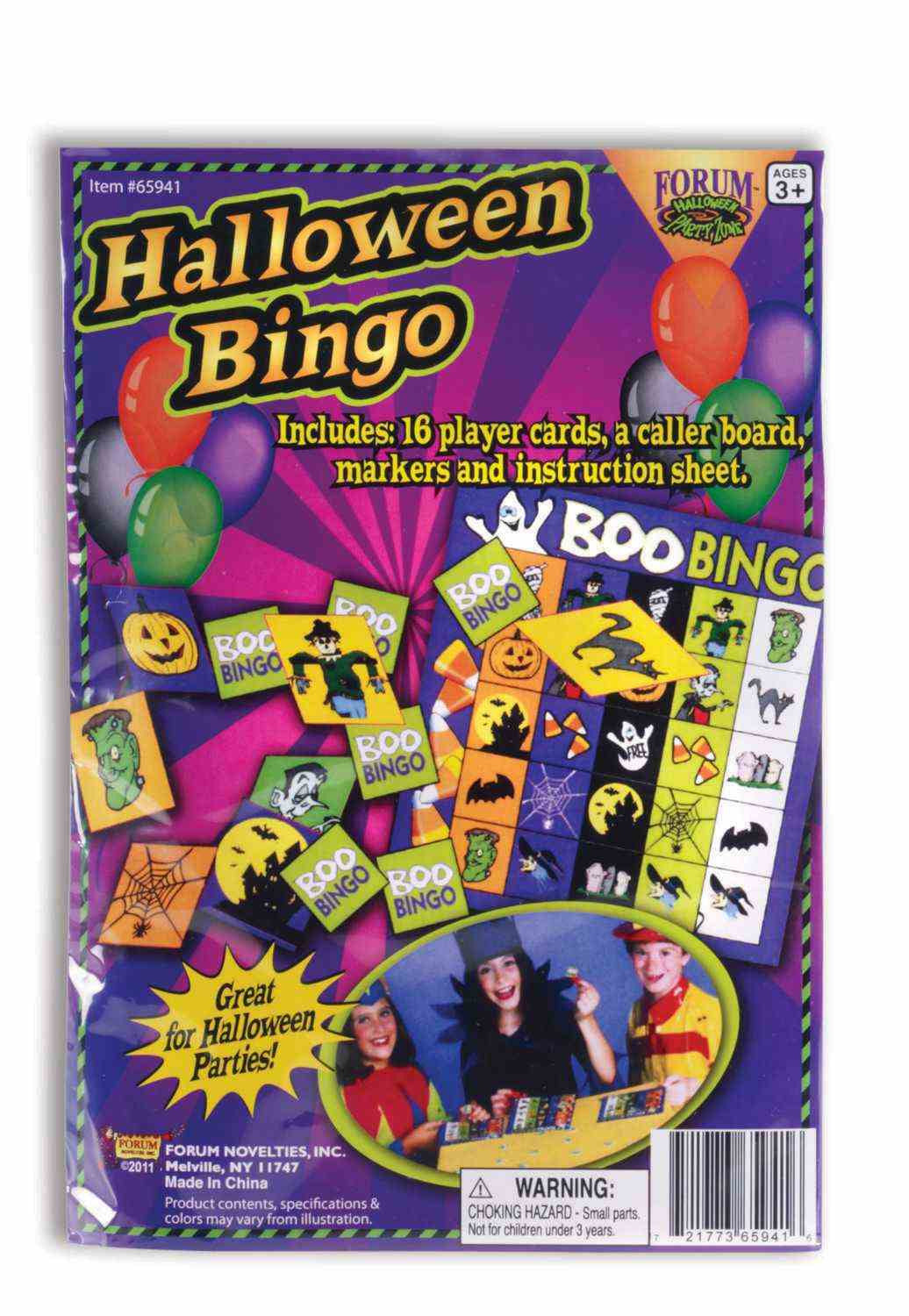 Halloween Bingo Game Set