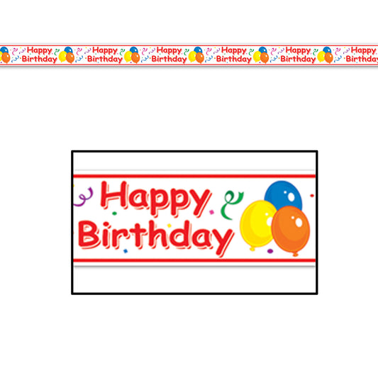 PARTY TAPE - HAPPY B-DAY        20'           EACH