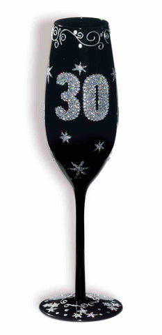GLASS - "30" CHAMPAGNE FLUTE     EACH