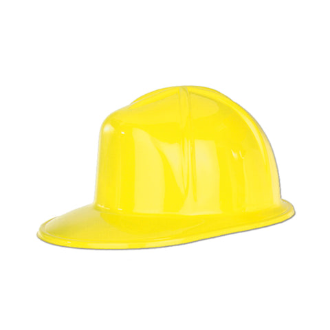 Plastic Yellow Construction Helmet