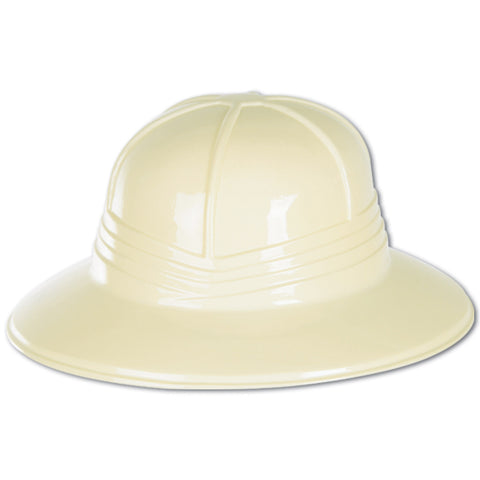 Plastic Tan Sun Helmet