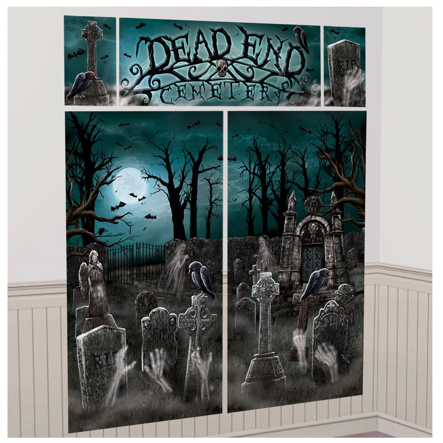 Cemetery Wall Decor Kit