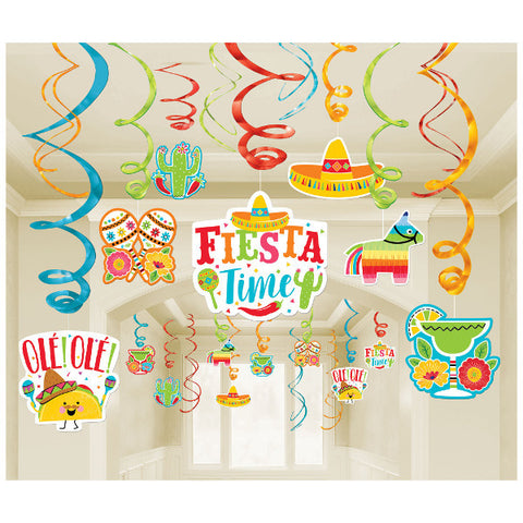 Fiesta Mega Swirl Decoration Kit