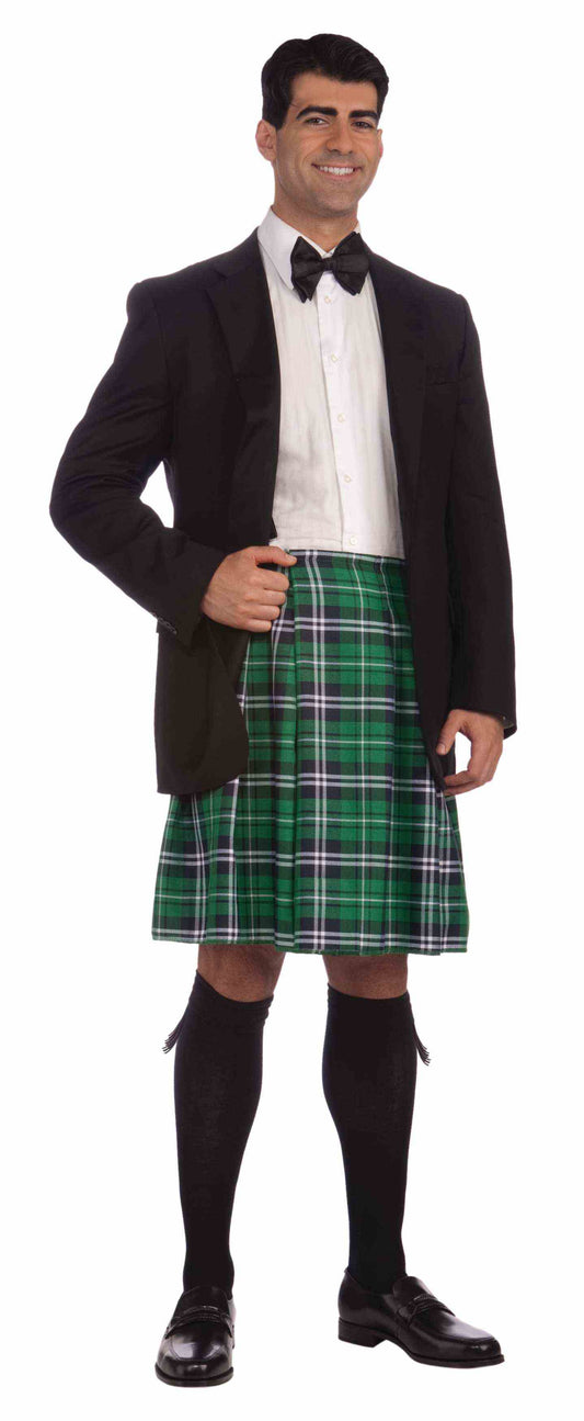 Green Plaid Gentleman's Kilt