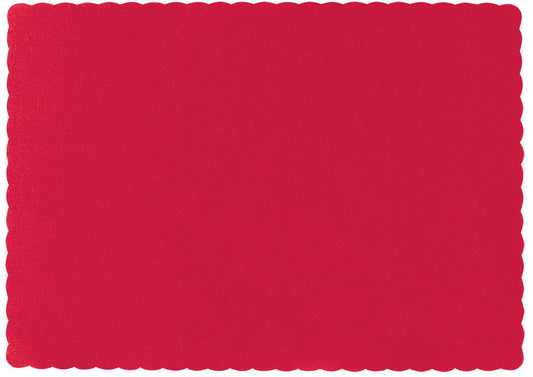 PLACEMATS - APPLE RED CATERING 10X14" 50 CT/PKG