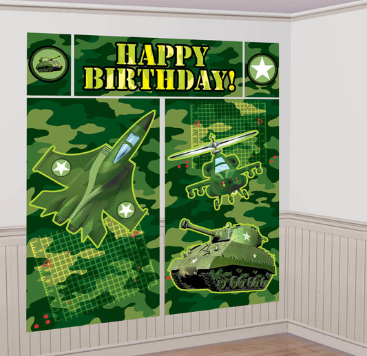 CAMOUFLAGE WALL DECOR KIT EACH