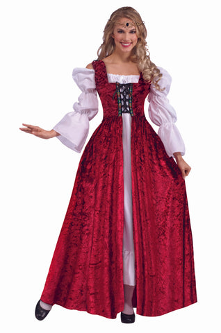 Medieval Lace Up Gown - Adult Costume