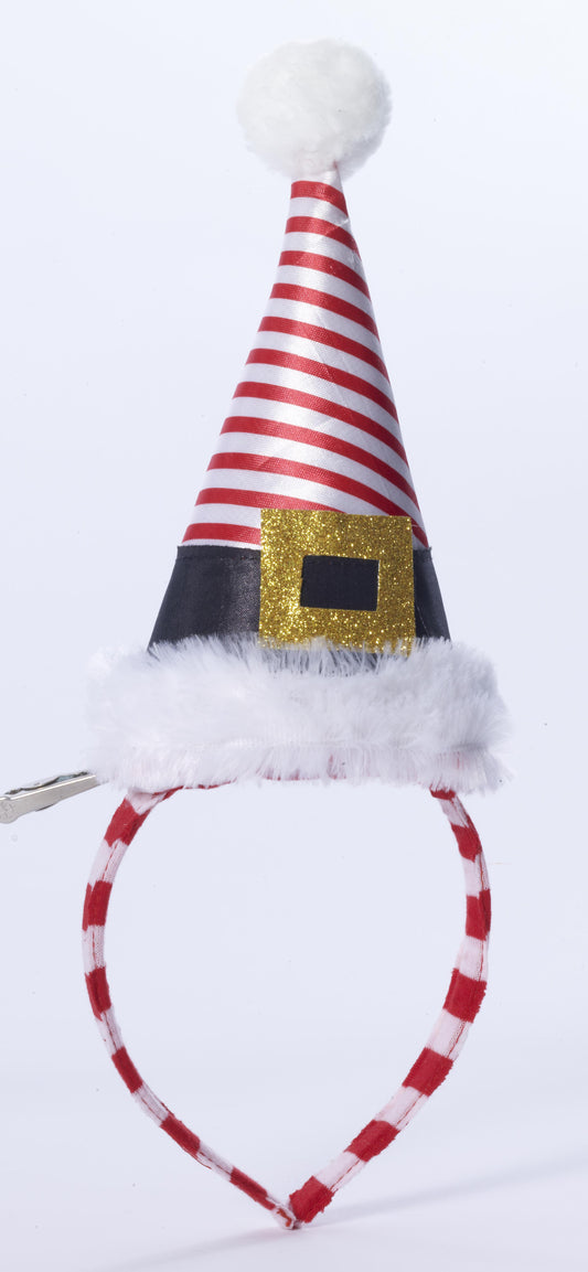 STRIPED SANTA HEADBAND EACH