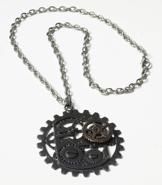 Steampunk Gears Necklace