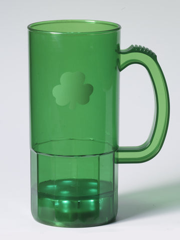 Flashing Light Up Shamrock Mug