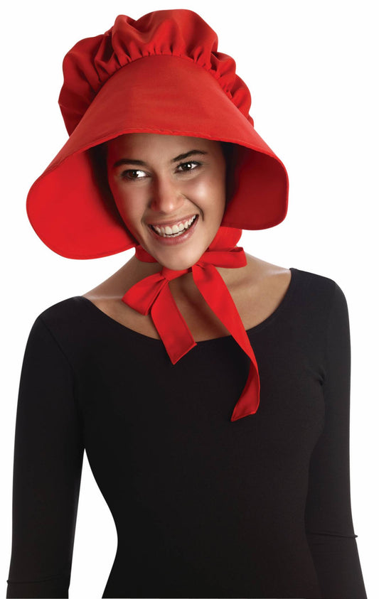 Red Bonnet Hat