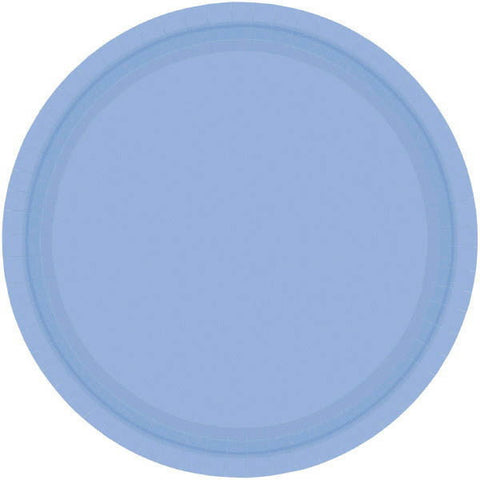 PAPER PLATE - PASTEL BLUE   10.5"   20CNT
