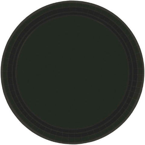 PAPER PLATE - JET BLACK   10.5"   20CNT