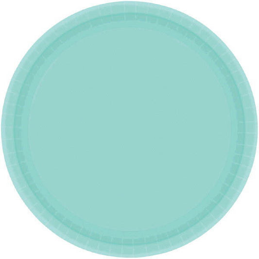 PAPER PLATE - ROBIN'S EGG BLUE   10.5"   20CNT