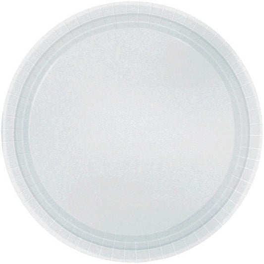 PAPER PLATE - SILVER   10.5"   20CNT
