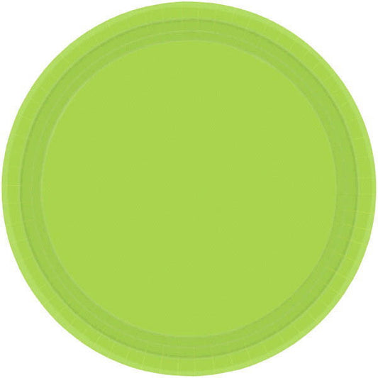 PAPER PLATE - KIWI GREEN   10.5"   20CNT