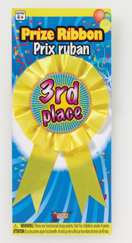 Third "3rd" Place Prize Ribbon
