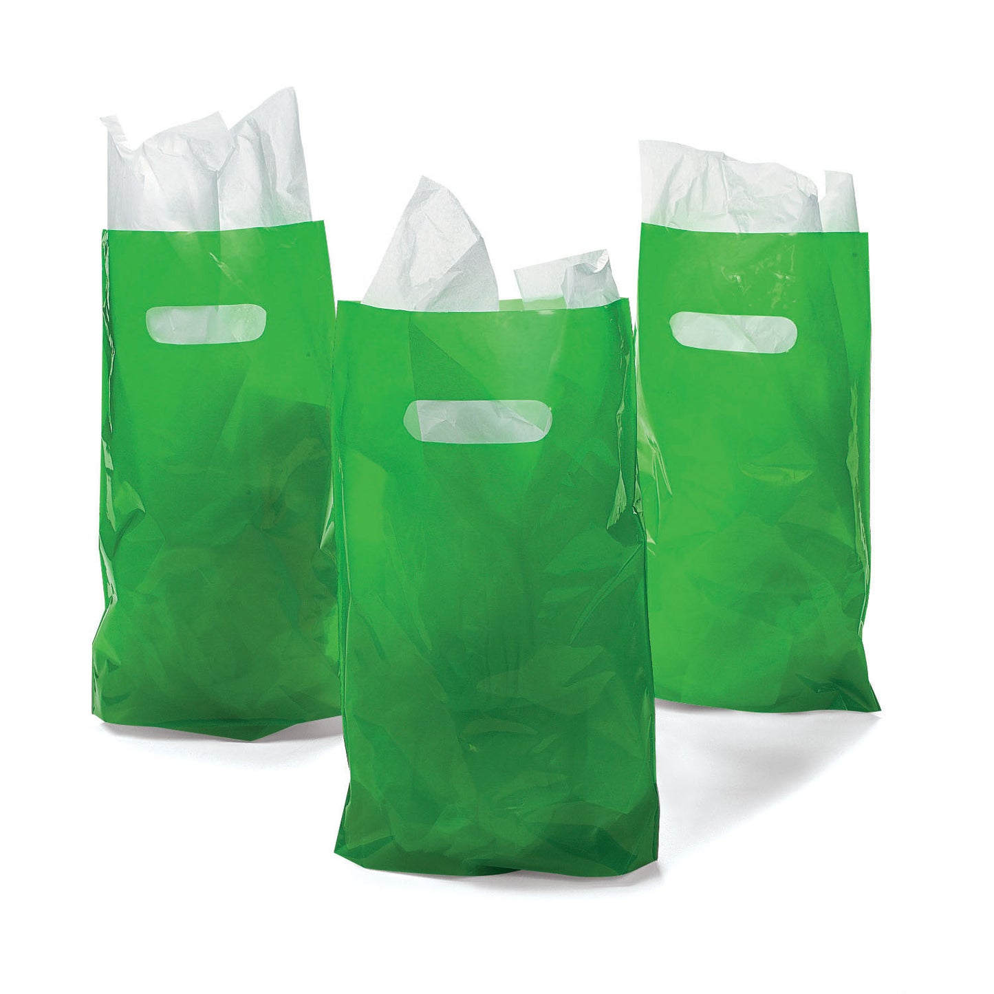 BAG - GREEN PLASTIC 9" x 12"       50 CT/UNIT
