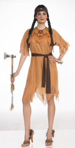 NATIVE AMERICAN MAIDEN COSTUME - ADULT