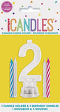 Flashing Cake Topper With Candles- #2