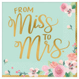 FROM MISS TO MRS LUNCHEON NAPKINS 16CT