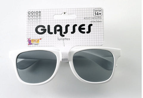 White Frame Colored Sunglasses