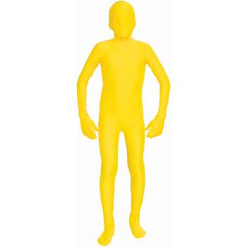 YELLOW DISAPPEARING MAN CHILD SKIN SUIT