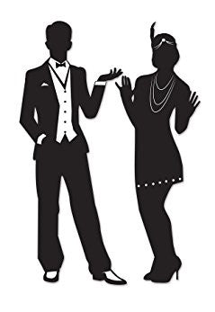 GREAT 20'S SILHOUETTES CUTOUTS